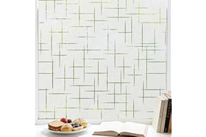 NINETREX Frosted Window Privacy Film,Window Cling Privacy Film, Decorative Glass Static Cling Non-Adhesive Vinyl Removable fo