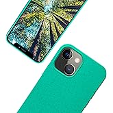 eplanita Eco Mobile Phone Case Compatible for iPhone 15, Plant Fiber, Drop Protection Cover, Durable and Sustainable (for iPhone 15, Mint)