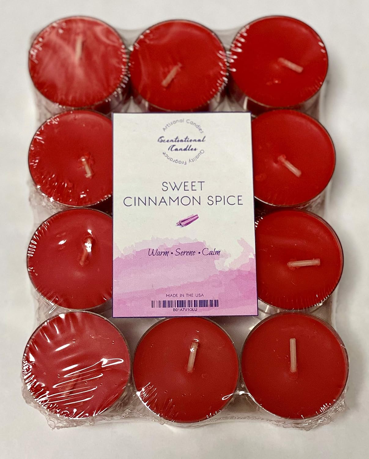 Scentsational Candles Tealight Candles Beautiful Clear Cup Perfect