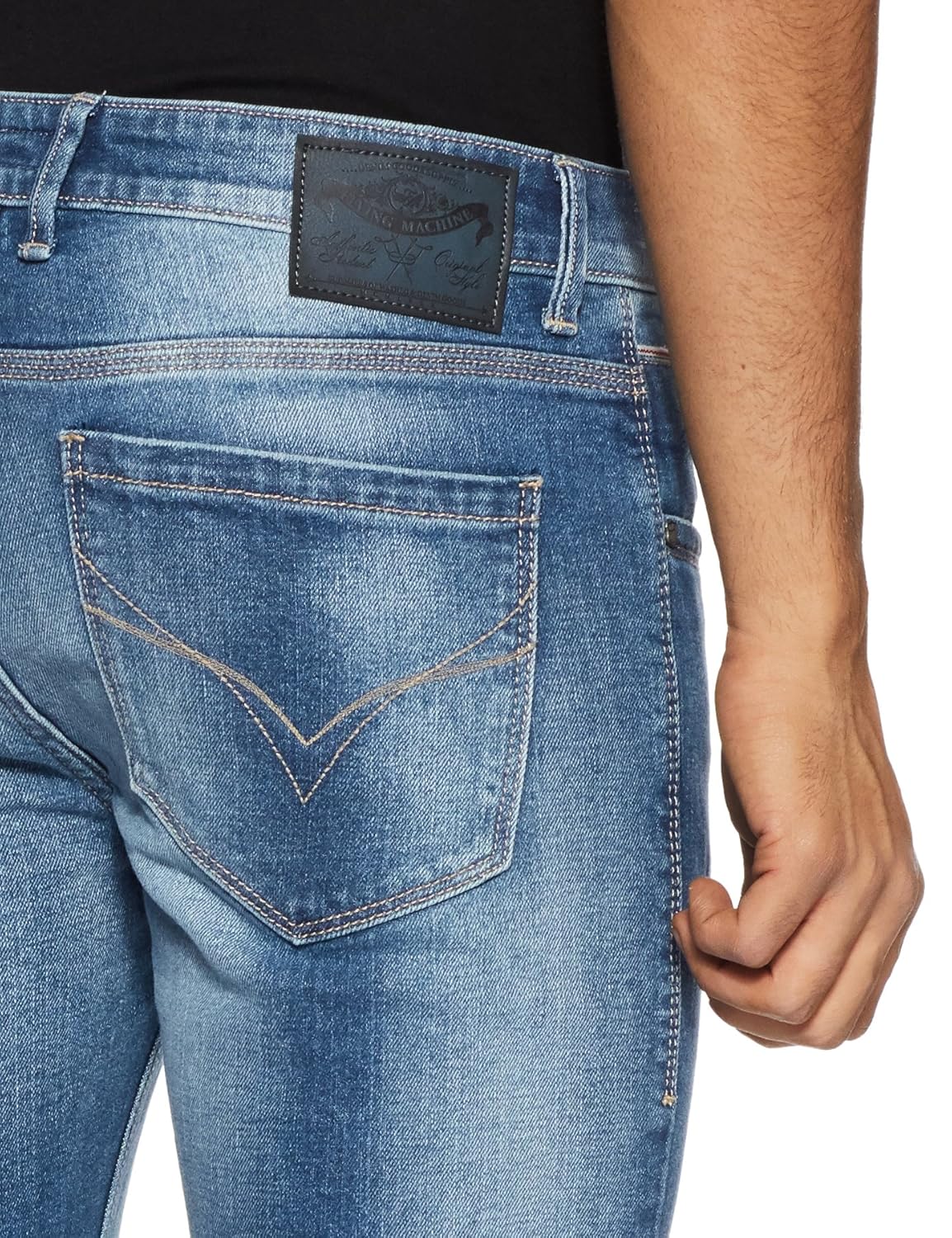 flying machine men's tapered fit jeans