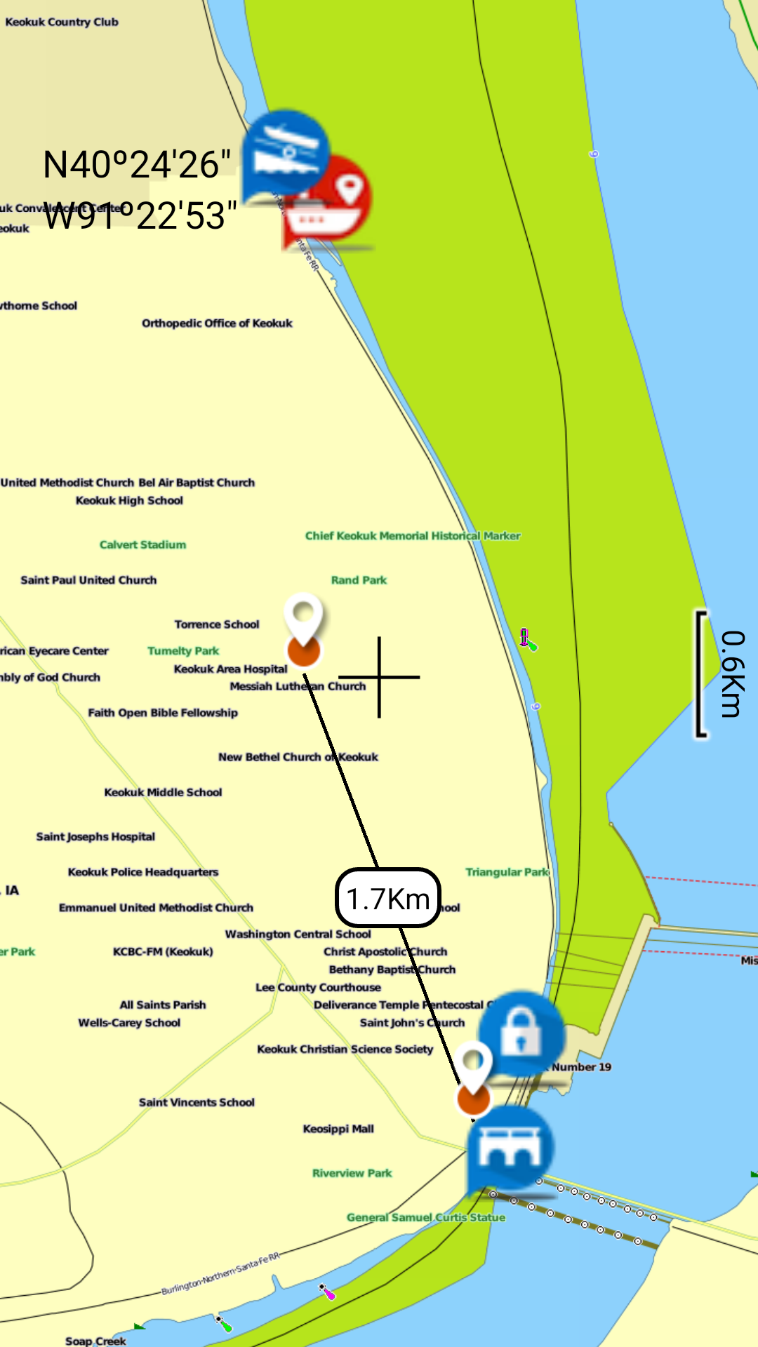 Carter Lake IOWA GPS for Android