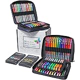 ColorIt Gel Pens For Adult Coloring Books 96 Pack - 48 Artist Premium Quality Gel Marker Pens, 48 Matching Refills (192 Count