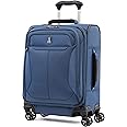 Travelpro Tourlite Softside 19" Expandable Luggage with 4 Spinner Wheels, Lightweight Suitcase, International Carry-On, Blue
