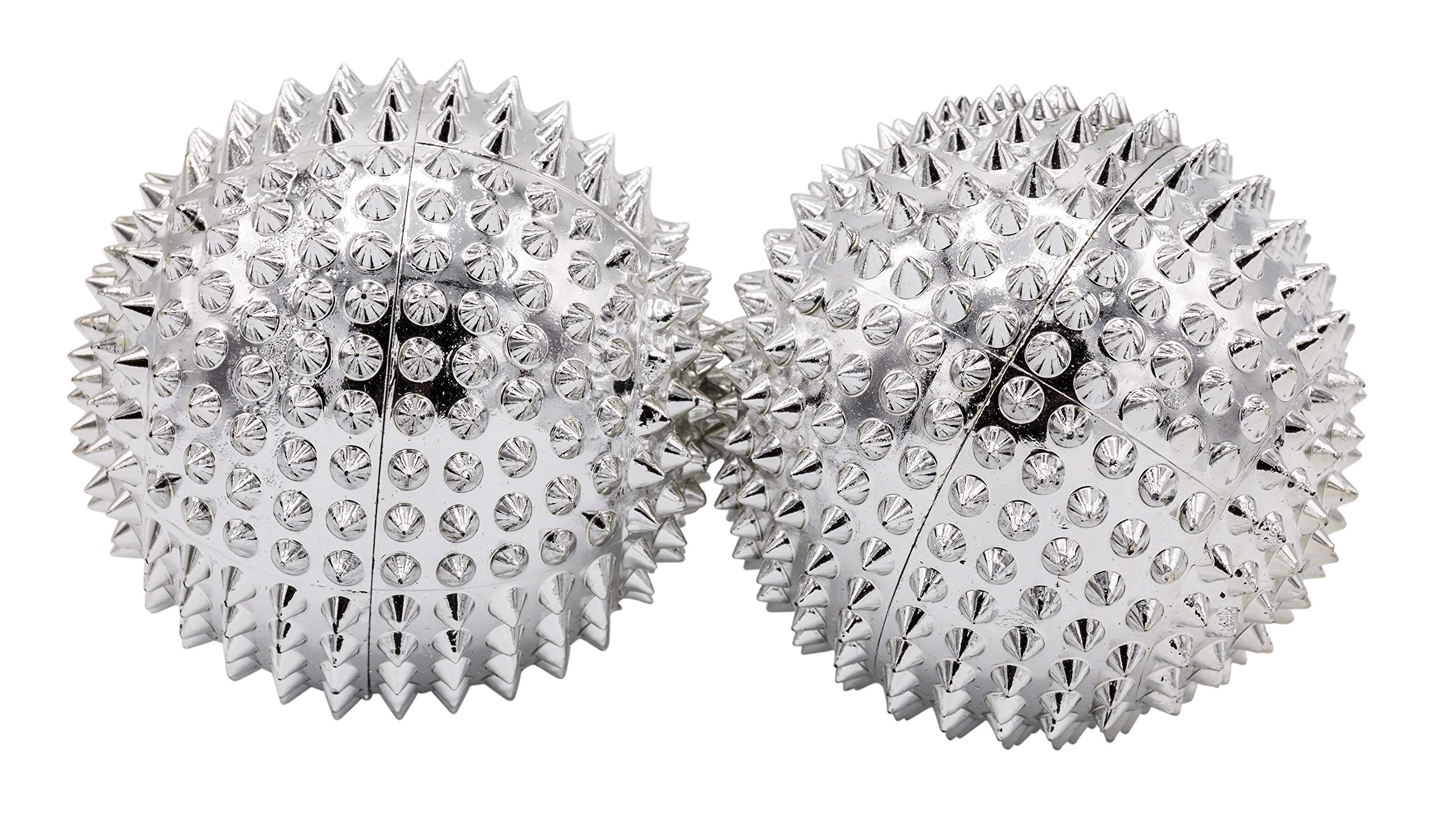 2 Magnetic Acupressure Balls in Silver Large, Diameter 55 mm — image 1