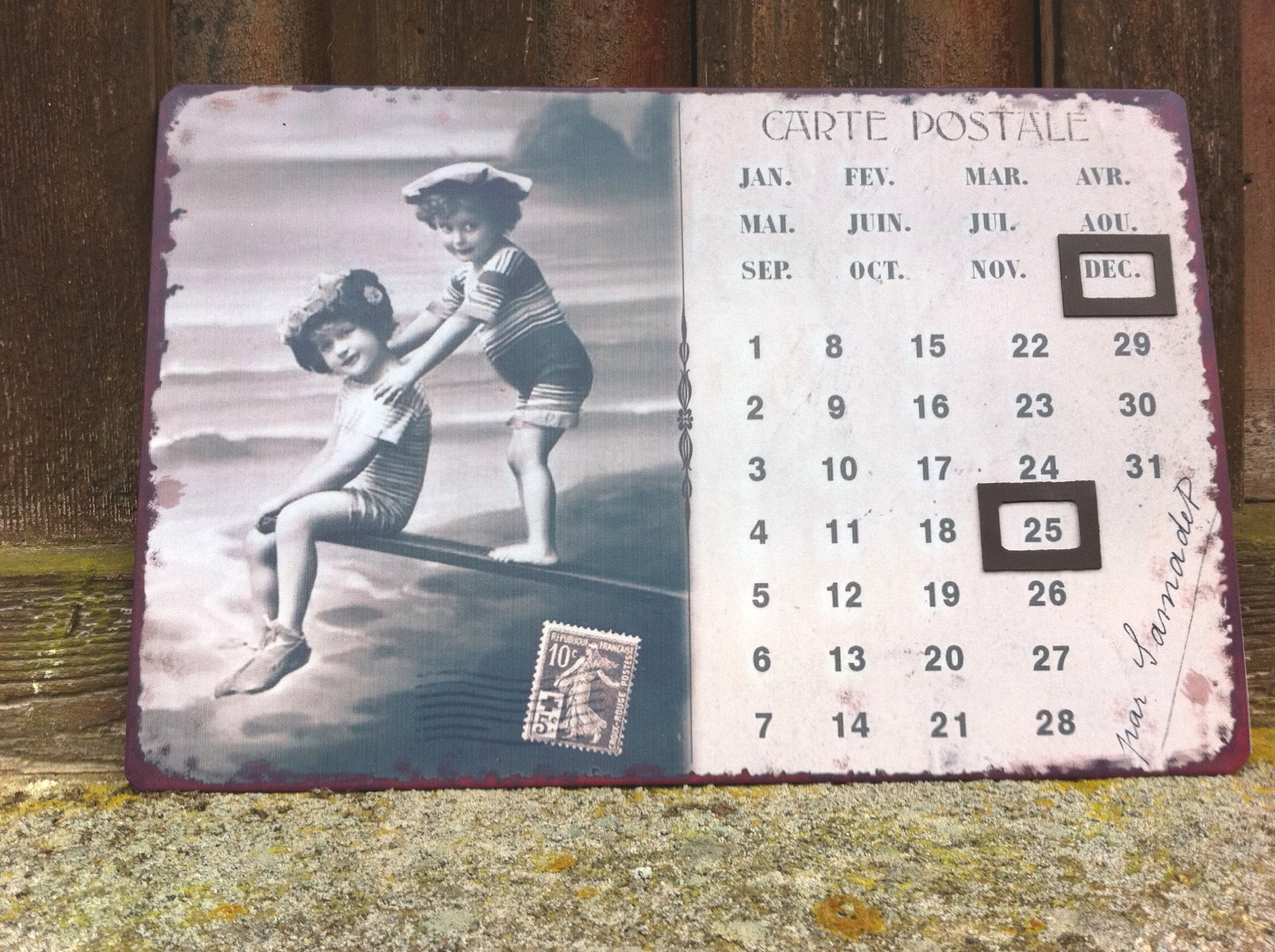 Mr McGregor's Carte Postal vintage style Calendar