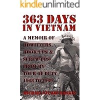 363 DAYS IN VIETNAM: A MEMOIR OF HOWITZERS, HOOK-UPS & SCREW-UPS FROM MY TOUR OF DUTY 1968 TO 1969 book cover 363 DAYS IN VIETNAM: A MEMOIR OF HOWITZERS, HOOK-UPS & SCREW-UPS FROM MY TOUR OF DUTY 1968 TO 1969 book cover