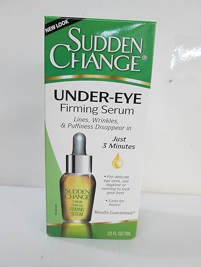 sudden lines under eyes