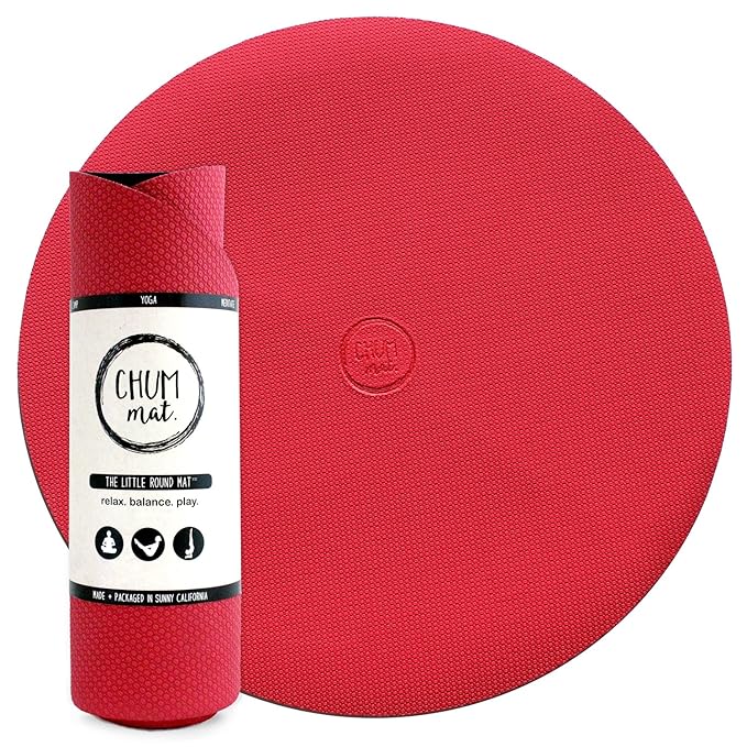 Yoga Mat by Chum Mat Lightweight, Compact, Easy to Clean