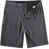 AIRDYNAM Men's Hybrid Golf Dress Shorts Lightweight Quick Dry Casual with Flat Front 9-Inch Inseam and 4 Pockets