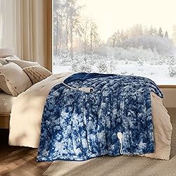 Bedsure Faux Fur Heated Blanket Twin Size, Fast