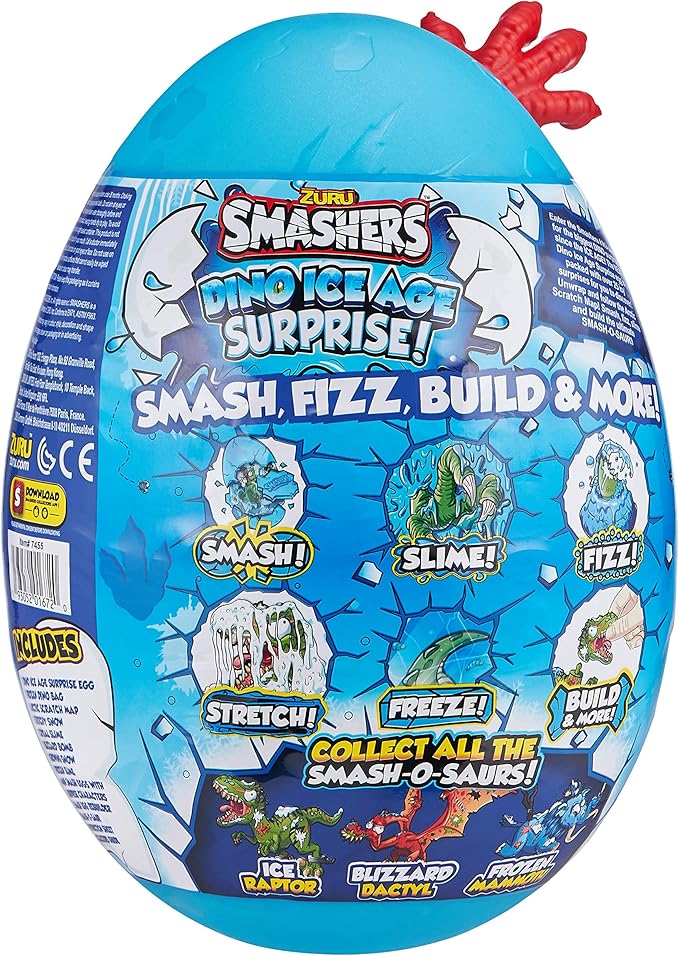 smashers dino ice age egg