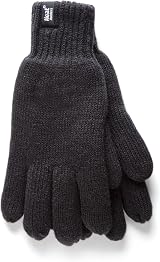 HEAT HOLDERS Mens Thermal Gloves Heatweaver Yarn Black Size S/M 2.3 Tog view 2