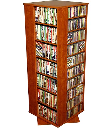 Amazon.com: Venture Horizon Revolving Media Tower 1000 Cherry