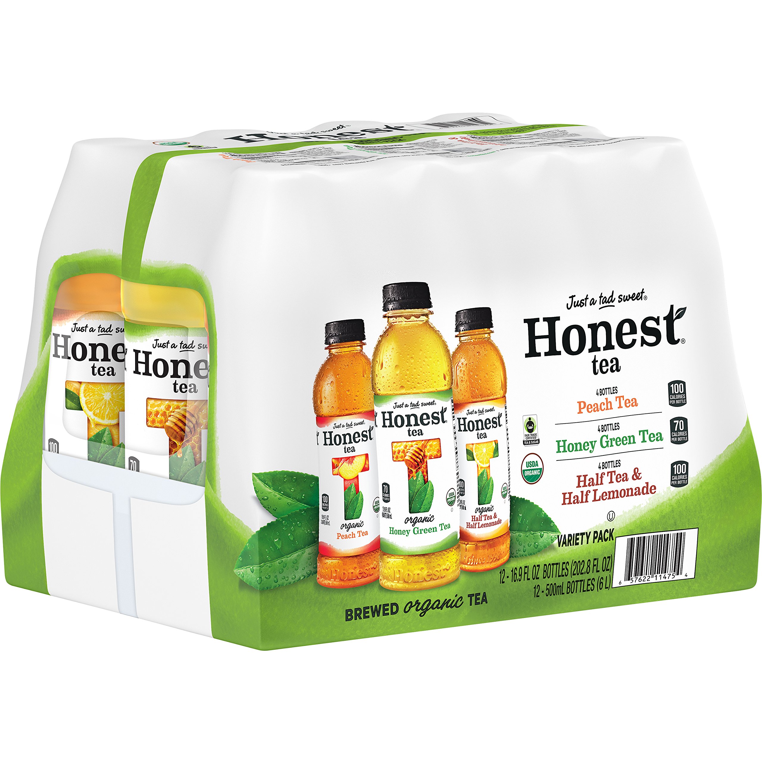Honest Tea Half Tea & Half Lemonade, 16.9Ounce Bottle, Pack