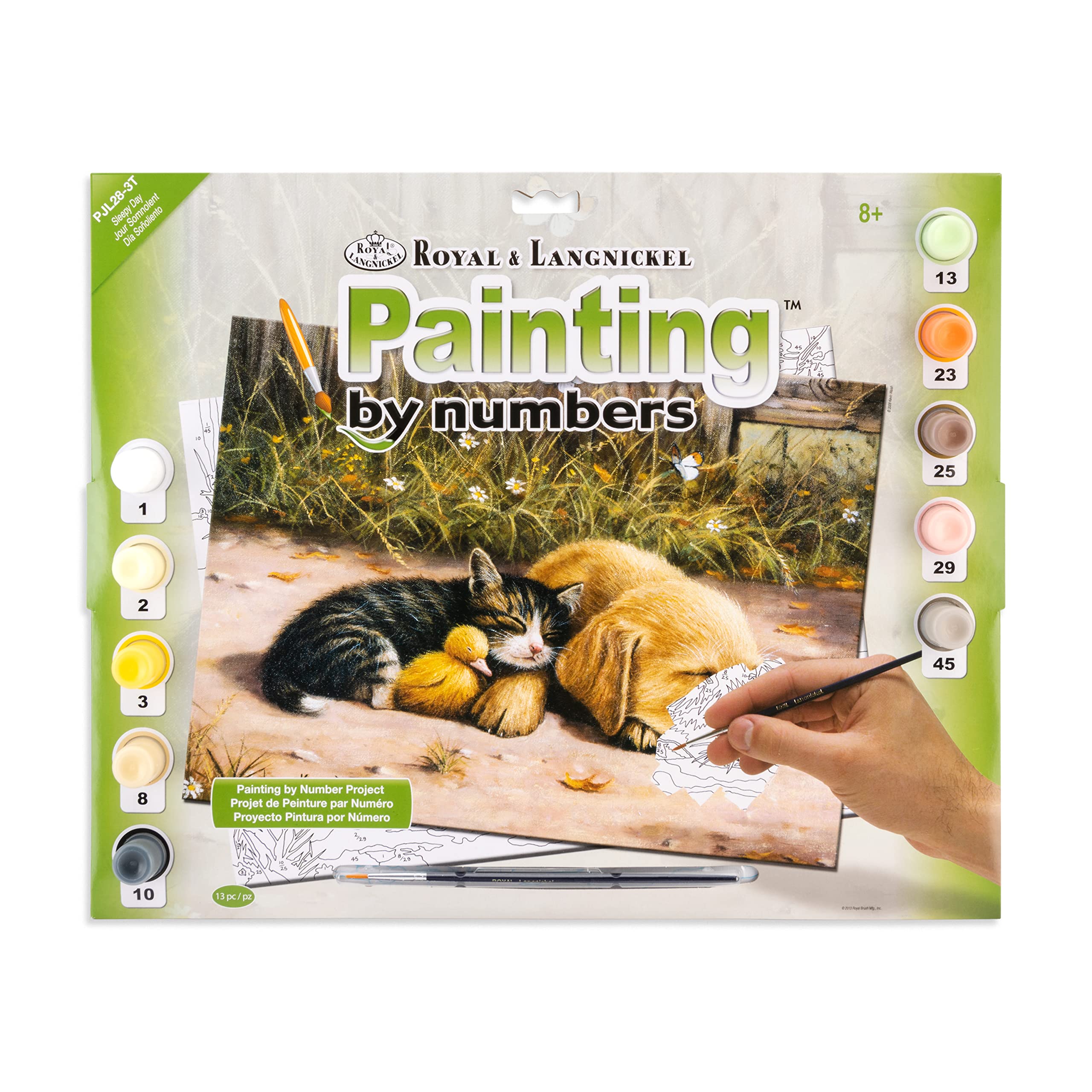 Royal & Langnickel PJL28 Sleepy Day Painting by Numbers Kit