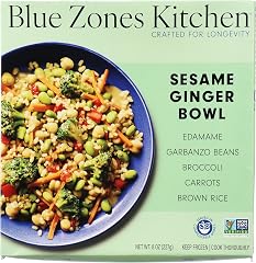 Blue Zones Kitchen, Frozen, Bowl Ginger Sesame, 8 Ounce