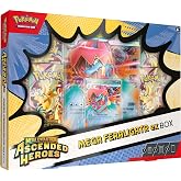 Pok&eacute;mon TCG: Mega Evolution&mdash;Ascended Heroes Mega Feraligatr ex Box (1 Foil Promo Card, 1 Oversize Lenticular Card &amp; 4 Booster Packs)