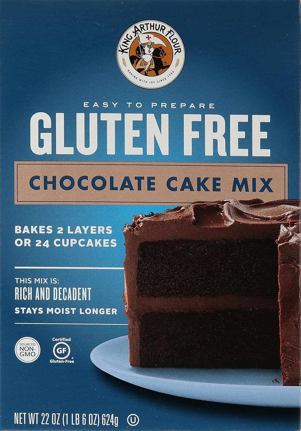 King Arthur Mix Cake Choc Gf 22 OZ 