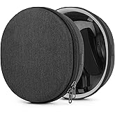 Geekria Shield Headphones Case Compatible with JBL Tune 770NC/50NC, Live 770NC, E55BT, Tour ONE M3 and More, Replacement Hard Shell Travel Carrying Bag with Cable Storage (Grey)