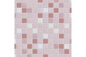 SOMERTILE Merola Tile Crystalline Square Pink 12" x 12" Porcelain Floor and Wall Tile