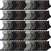 Toulite 50 Pairs Womens Wool Socks Bulk Warm Winter Thick Knit Thermal Socks for Women Men Christmas Gifts