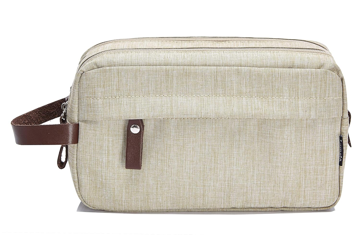 Men's Travel Toiletry Bag Dopp Kit Dual Compartments with