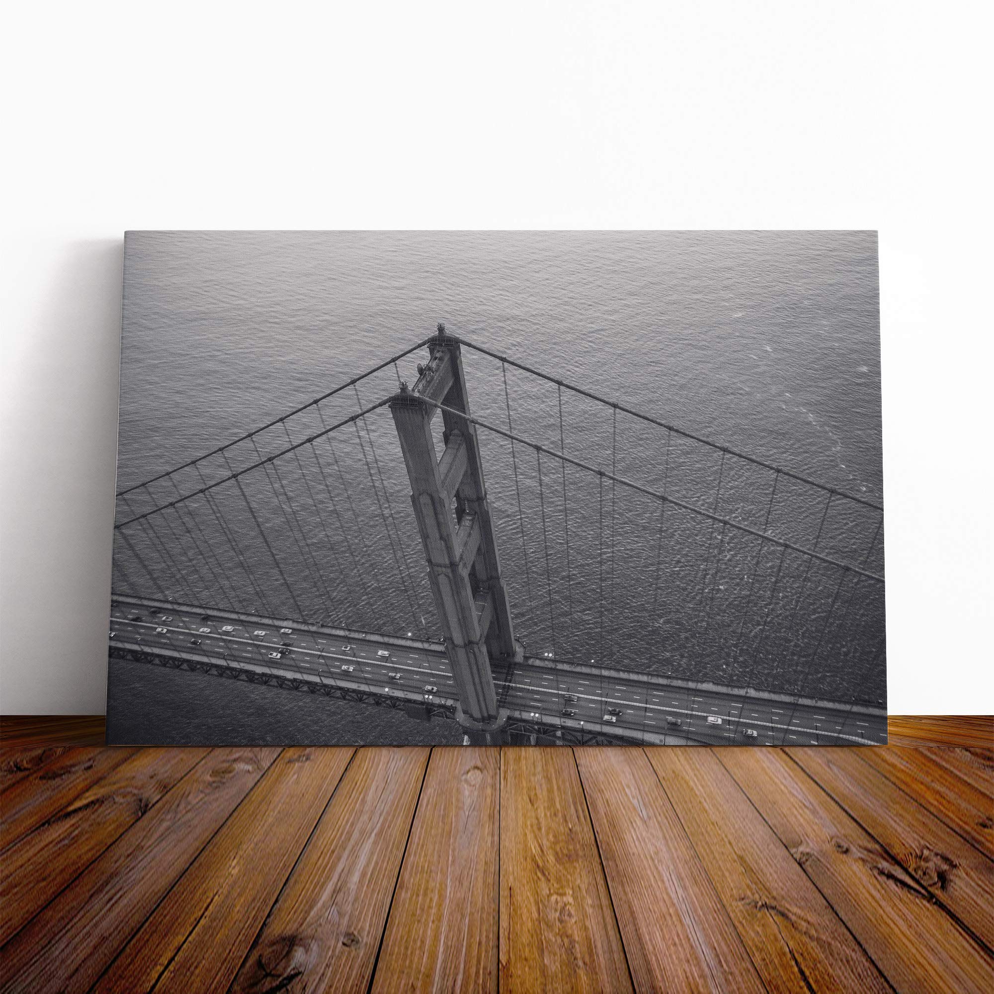 Golden Gate Bridge San Francisco Vol.3 Canvas Print | Gallery Wrapped 30mm Frame Wall Art | 20x14 inches | Ready to Hang | Modern Cityscape Picture | Living Room Bedroom Lounge Office