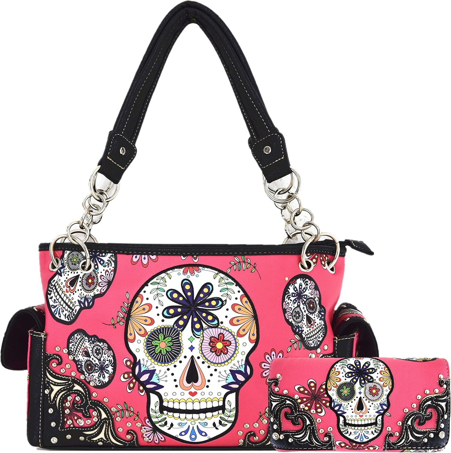 sugar skull purses and handbags