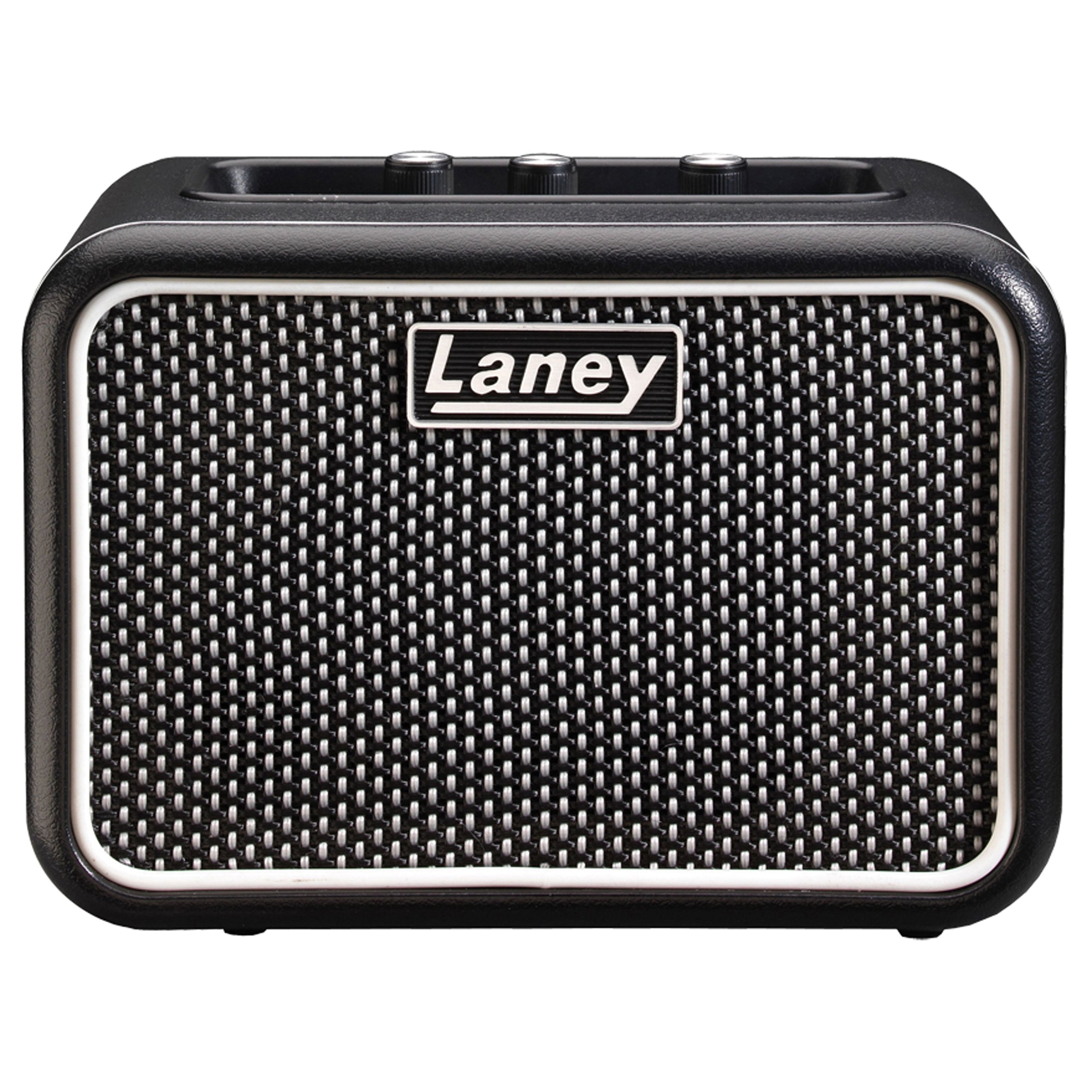 Laney MINI-SUPERGROUP Battery Powered Guitar Amp – Compact 3W Practice Amplifier with Clean/Drive Channels, LSI Smartphone Input, AUX In, Headphone output & Free 3-Month Ultimate Guitar Subscription