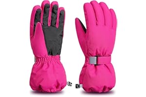 ThxToms Kids Winter Gloves, Waterproof Ski Snow Gloves for Boys and Girls, Winter Warm Gloves for Cold Weather Outdoor Play