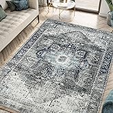 Keen Home Design 36"x60" Rug - Machine Washable Entry Rug with Non-Slip Backing, Ideal for Enteryway, Kitchen, Bathroom, Laundry Room - Vintage, Easy Clean, Durable, Low Pile - (3' x 5')