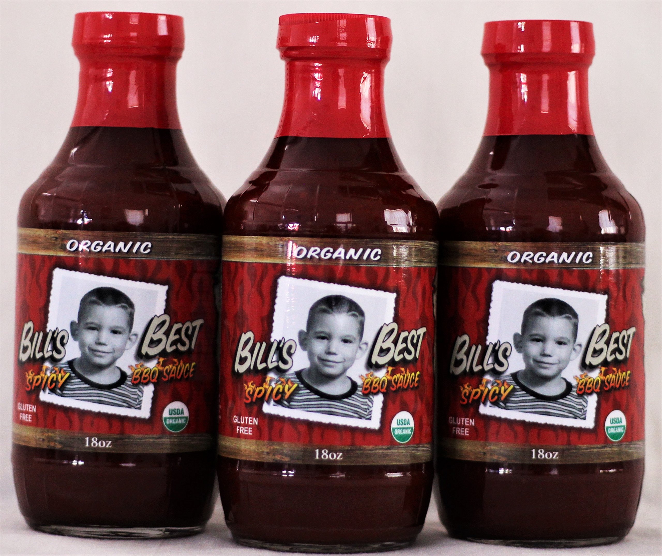 Bill’s Best Organic BBQ Sauce 3 Pack