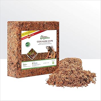 Amazon.com : Grow Organiks Coconut Coir Husk Chips 11Lbs, Coco Coir