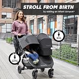 Baby Jogger City Mini GT2 Double All-Terrain Pushchair Opulent Black view 4