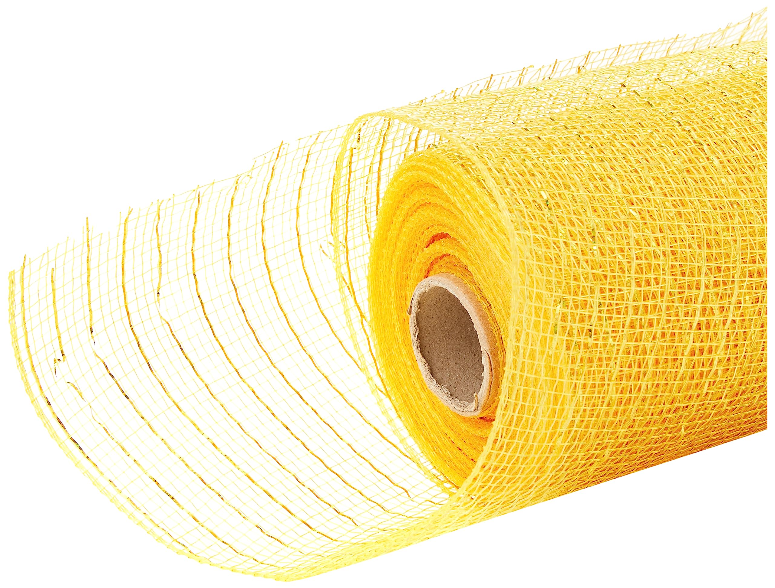 Eleganza Deco Mesh Metallic 25cm x 9.1m (10yds) Gold No.35