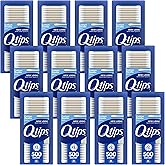 Q-tips Cotton Swabs for Hygiene and Beauty Care Original Cotton Swab Made with 100% Cotton 500 Count, Pack of 12