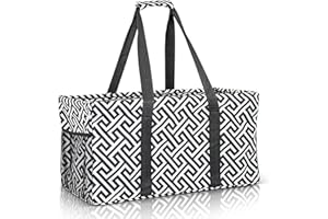 Lucazzi Extra Large Utility Tote Bag - Oversized Collapsible Pool Beach Canvas Basket