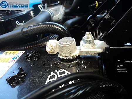 Amazon マツダrx 8 04 11新しいoem Poistiveバッテリ端子クランプf151 67 Tb1 バッテリーターミナル 車 バイク