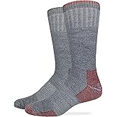 Carolina Ultimate Men's Merino Wool Blend Work Boot Socks 2 Pair Pack - Large