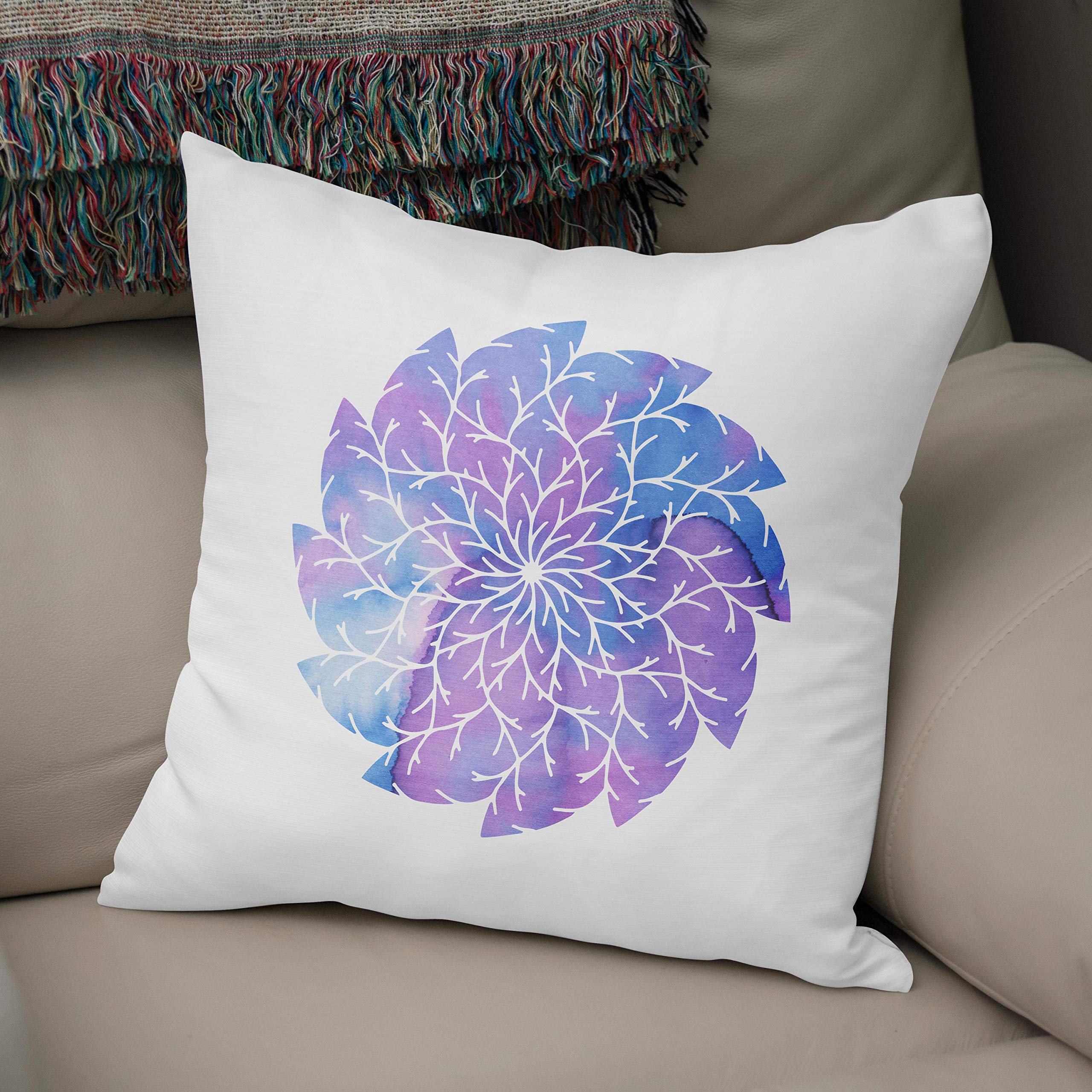 Bonamaison, Decorative Cushion Cover - 50% Cotton 50% Polyester - 43x43cm - Designed and Manufactured in Turkey