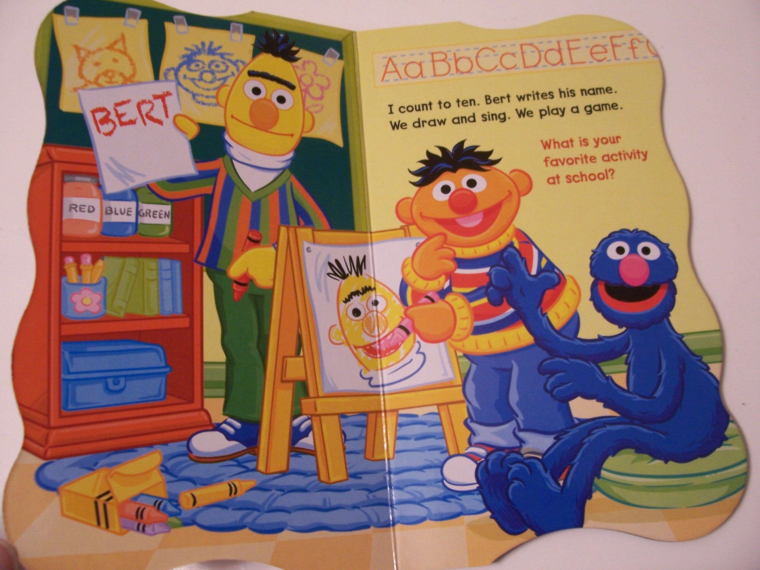 Sesame Street Board Book Set - 4 Educational Books For Preschoolers With Elmo & Friends