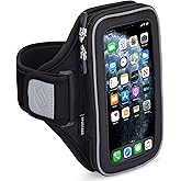 Sporteer Entropy E8 Running Armband - Compatible with iPhone 17/16/15 Pro Max, 16/15 Plus, 17/16/15 Pro, iPhone 17/16/15, Galaxy S25+, S24+, S23+, Pixel, & Many More Mobile Phones - FITS Cases