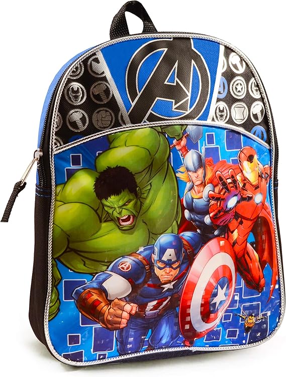 Amazon マーベル アベンジャーズ ミニバックパック 幼稚園児向け 11インチ アベンジャーズ スクールサプライセット リュックサック