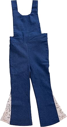 denim suspender jumpsuit