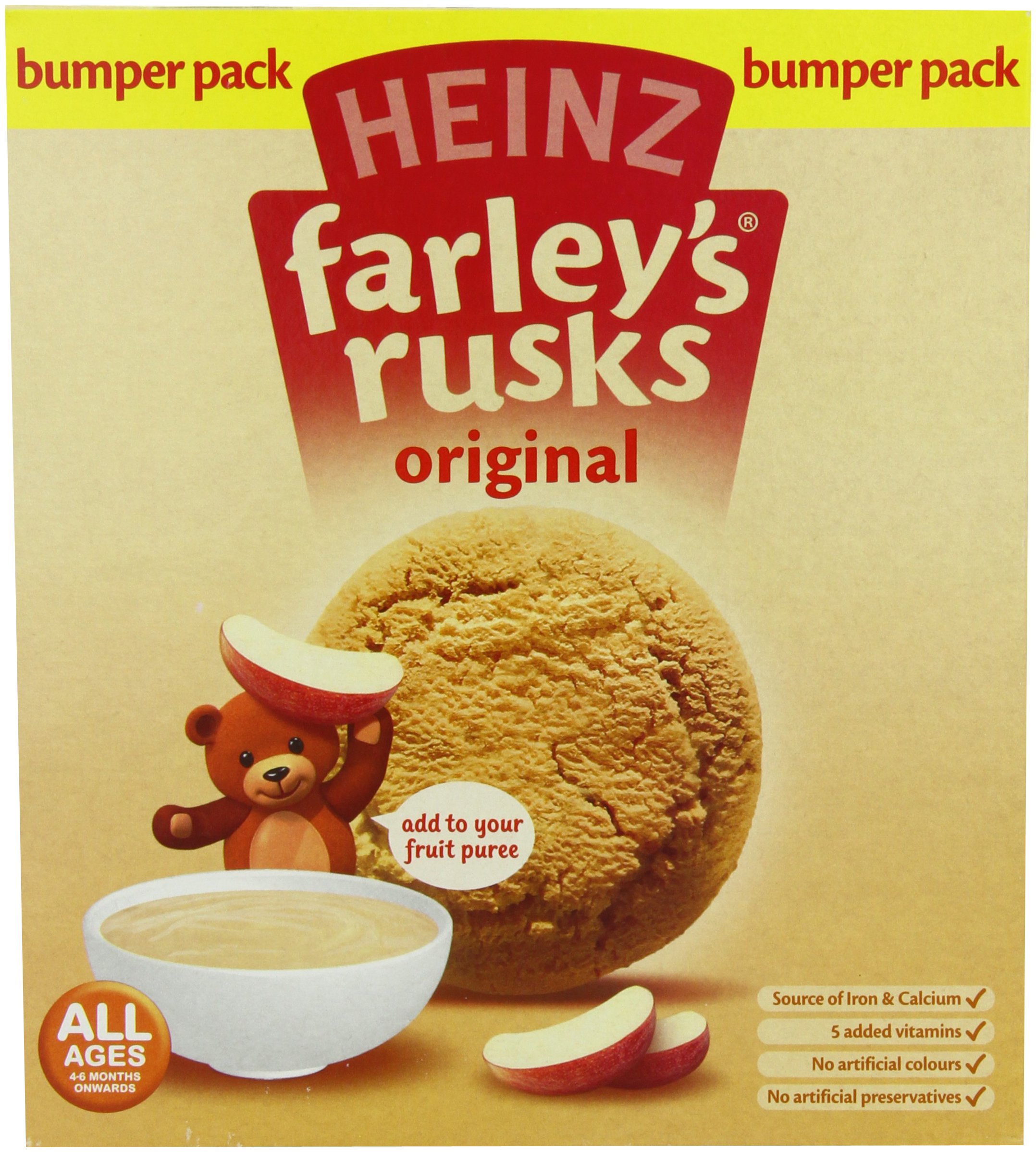 Heinz Farley's Rusks, Original Flavor, 300g Boxes