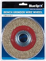 Blue Spot Tools 19214 150mm Bench Grinder Wire Wheel 32mm Bore view 2