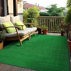 Rugshop Artificial Turf Solid Grass for
