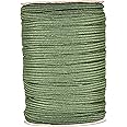 Mandala Crafts Olive Green Elastic Bands 1/4 Flat Elastic Cord Stretch Strap - 6mm 50 Yds Roll of Elastic Straps Braided Elastic Band - 1 4 Inch Elastics for Sewing and Elastic Crafting