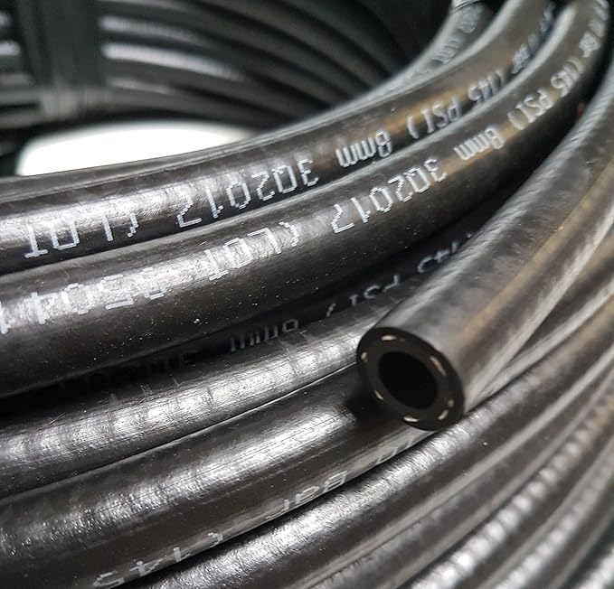 VE-Professional Benzinschlauch Ölschlauch Kraftstoffschlauch Dieselschlauch (ID 8mm x AD 14mm)