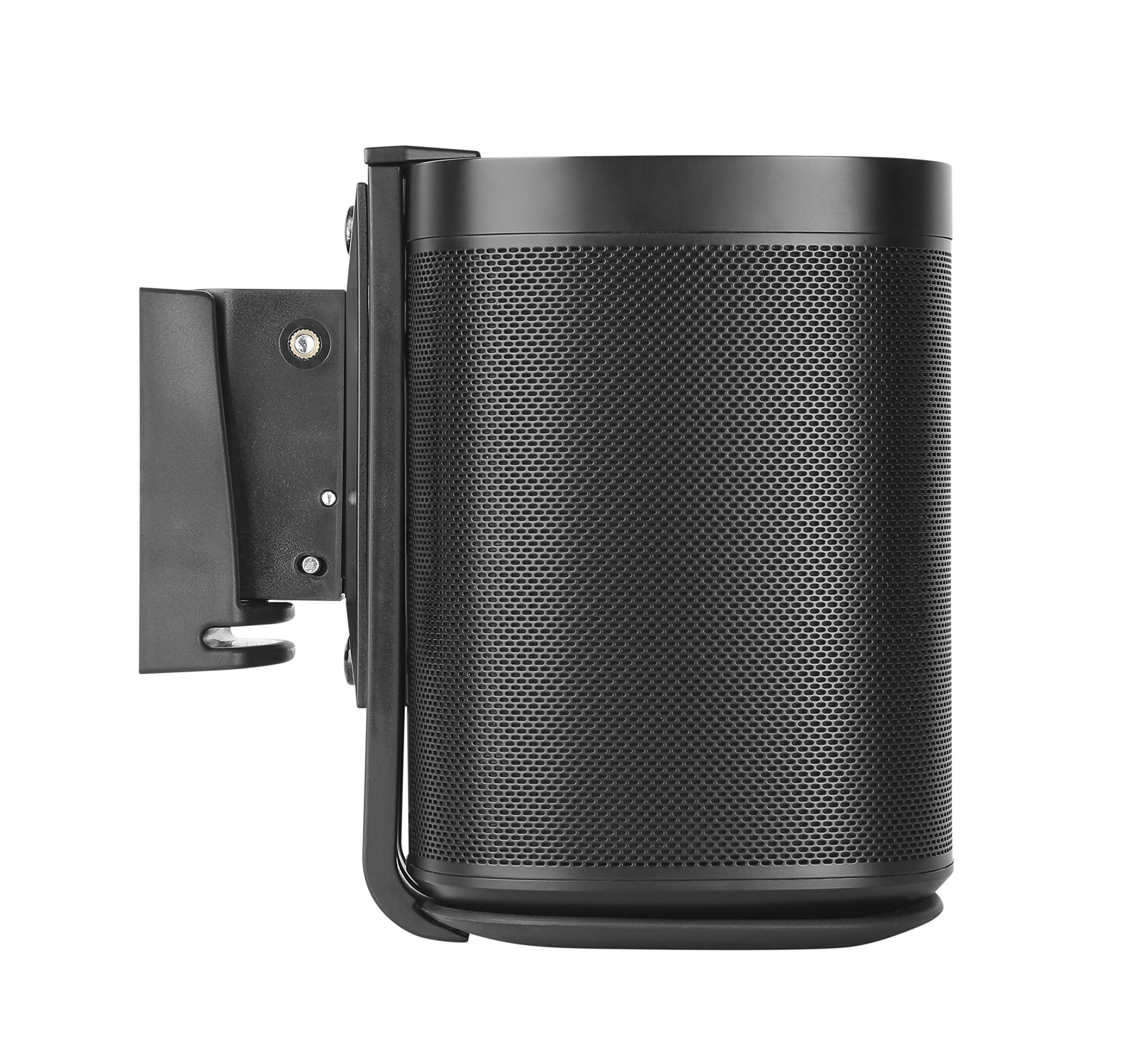 ynVISION.DESIGN Adjustable Wall Mount Bracket Compatible with Sonos one, One SL, and Play:1 Speaker (Black)